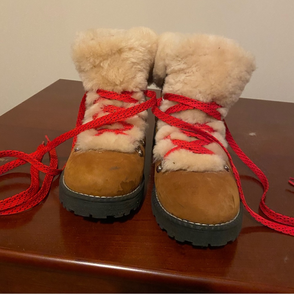 J Crew Nordic shearling boots